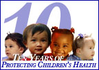 10 Years Protecting Childrens Health
