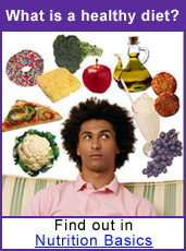 What is a healthy diet? Find out in Nutrition Basics.