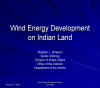 Wind Energy on Indian Land