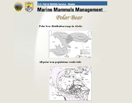 Marine Mammals Management Polar Bear Maps.