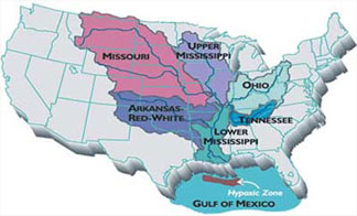 Gulf of Mexico Hypoxia map
