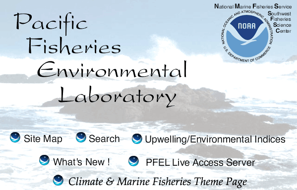Pacific Fisheries Environmental Laboratory (image map:  all links also below)
