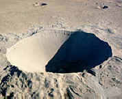 Picture of the Sedan Crater at the Nevada Test Site