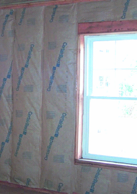 An insulated wall
