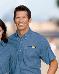 Port Authority Men's Short-Sleeve Denim Shirt