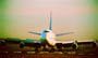 Airplane on runway