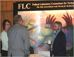 The FLC exhibits at trade shows throughout the year to promote federal technology transfer.