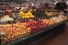 Produce aisle in the grocery store - Click to enlarge in new window.