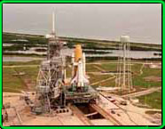 Photograph of NASA launch pad