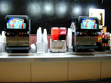 Fountain Drinks Dispenser at Forrestal Cafeteria