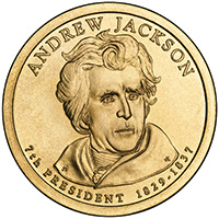 Andrew Jackson Presidential $1 Coin