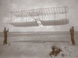 Wright Flyer in the sky