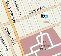 El Cerrito Plaza Station Map