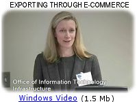 graphic:  click to view Windows Video:  Exporting through e-commerce