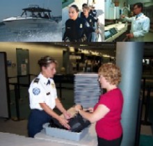 Homeland Security Employees working in many different fields