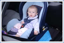 Baby in car seat