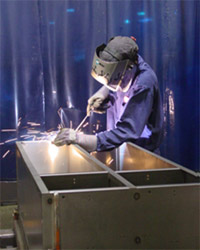 DeBourgh manufacturing, locker welding