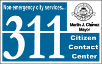 Non-emergency Services call 311