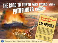 poster featuring pathfinder, charts; Janet Ward 2004