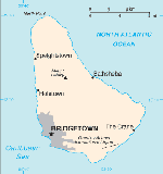 Barbados map