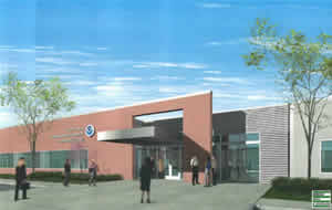 Artist's rendition of GLERL's new facility