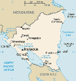 Nicaragua map