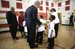 President George W. Bush visits with children at YMCA Anthony Bowen in Washington, D.C., Tuesday, Feb. 13, 2007.