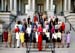 51 Miss America contestants were presented with the President’s Volunteer Service Award for their dedication to service at a White House reception, Friday, September 3, 2004.  Deputy Assistant to the President and Director of USA Freedom Corps Desiree T. Sayle (center front) was also joined by Miss America 2004 Ericka Dunlap, who received the Award earlier this year.  