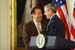 President George W. Bush presented the President’s Volunteer Service Award to Dr. Elmer Carreno of Silver Spring, Maryland in a ceremony in the East Room of the White House on October 7, 2005.  The ceremony, part of a White House celebration of Hispanic Heritage Month, was also attended by Attorney General Alberto Gonzales and Secretary of Commerce Carlos Gutierrez.