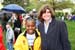 Desiree T. Sayle, Deputy Assistant to the President and Director of USA Freedom Corps, presented the President’s Volunteer Service Award to Joe Melson, a 12 year old 7th grader attending Thurgood Marshall Extended Elementary School, at the 2006 White House Easter Egg Roll on April 17, 2006.  Receiving the Gold Level of the Presidential Volunteer Service Award from Director Sayle, Melson participates in the Young Heroes program and is held in high regard by his peers, characterized by his team leader as considerate, a team player, intellectually curious, and socially conscience.  Outside of Young Heroes, Melson takes part in the Ward 7 Higher Achievement Program, is an avid poet, and every year takes part of the Fannie Mae Walk for the Homeless.