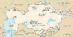 Kazakhstan map