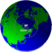 Current NOAA 15 location