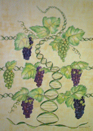 Grapes emerge from dna (Art)