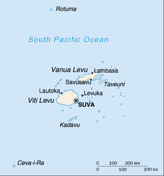 Fiji map