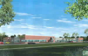 Artist's renditon of GLERL's new facility