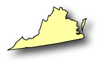 Virginia State Outline