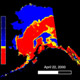 Alaska's freeze and thaw by satellite.