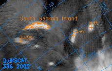 South Georgia Island, located in the South Atlantic Ocean