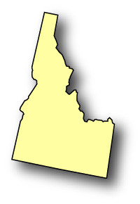 Idaho State Outline