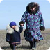 Image - Generations walking in the tundra