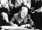 President Carter signs the Department of Energy Organization Act