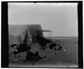  Close-up view of the Wright brothers' camp at Kitty Hawk, North Carolina