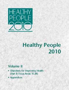 Healthy People 2010 Volume 2