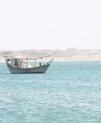 Boat on the Gulf