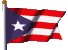 Waving Puerto Rico Flag