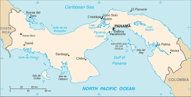 Panama map