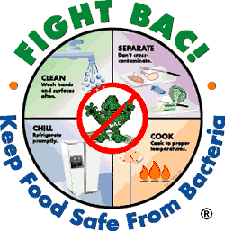 fight BAC! keep food safe from bacteria