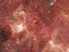 panoramic, infrared image of a plethora of stellar activity in the Milky Way's galactic plane