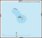 Graphic map of Gardner Pinnacles.  Click for larger image.