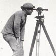 picture of early 20th century surveyor